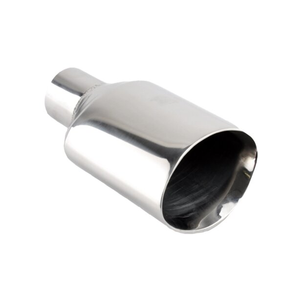 Arlows 120x80mm Edelstahl Endrohr Poliert ( oval /...
