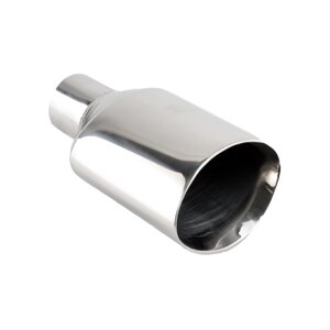 Arlows 120x80mm Edelstahl Endrohr Poliert ( oval /...
