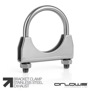 Arlows Edelstahl Bügelschelle 2" / 50,8mm ( V2A...
