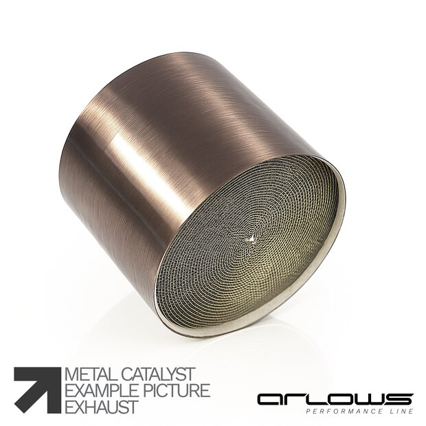 Arlows Metal Catalyst Dummy (oval 90mm x 150mm/50mm Connector)