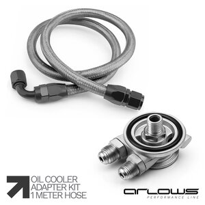 Arlows Oilcooler Connection Kit  Nylon (Dash 8 , Length:...