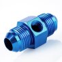 Arlows Dash 4 1/8" NPT Sensoradapter ( männlich - männlich / Blau )