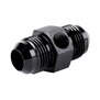 Arlows Dash 6 1/8 NPT Sensor Adapter (M/M/Black)