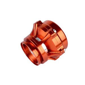 Arlows 50mm Piston Pop Off Ventil with VBand  (Orange)