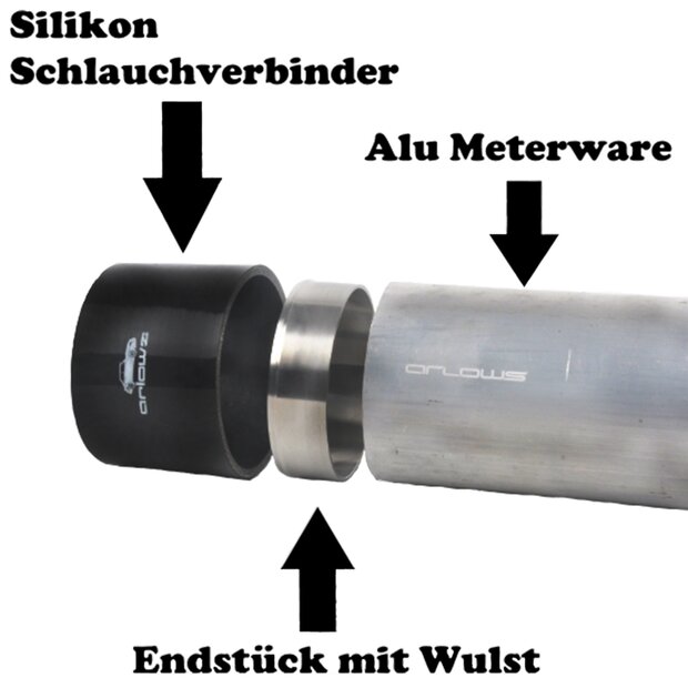 Arlows Aluminum Hose (1 Meter/AlMgSi0,5 Alurohr)