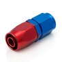Arlows Alu Dash Fitting - gerade - Schwarz Dash 6 ( 9/16 - 18 UNF )