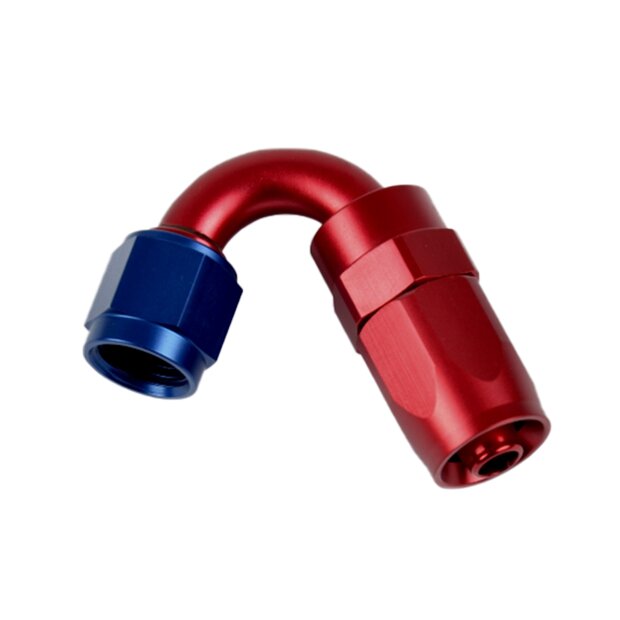 Arlows Alu Dash Fitting - 135 - Blau Dash 4 ( 7/16 - 20 UNF )