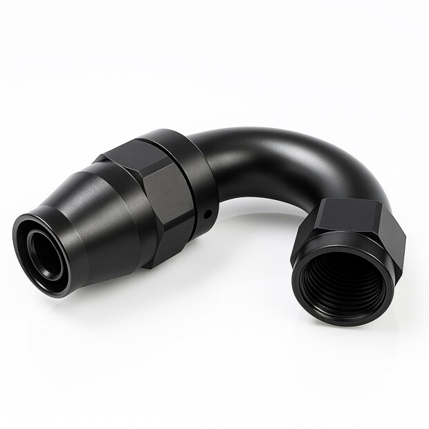 Arlows Alu Dash Fitting - 135&deg; - Black Dash 12...