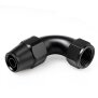 Arlows Alu Dash Fitting - 90° - Schwarz Dash 16 ( 1-5/16 -12UNF )