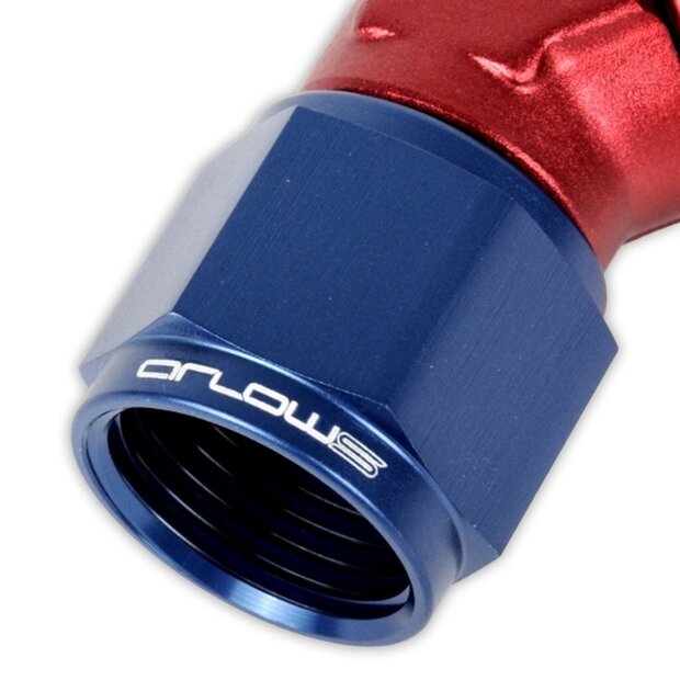 Arlows Push-On Aluminium AN / Dash Fitting - 180 Degree -