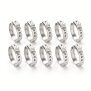 Arlows 10 pcs 1-ear clamps (stainless steel hose clamps) 15,3mm