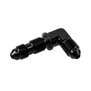 Arlows Bulkhead / Implementation Black 45° Dash 4 (7/16 - 20 UNF)