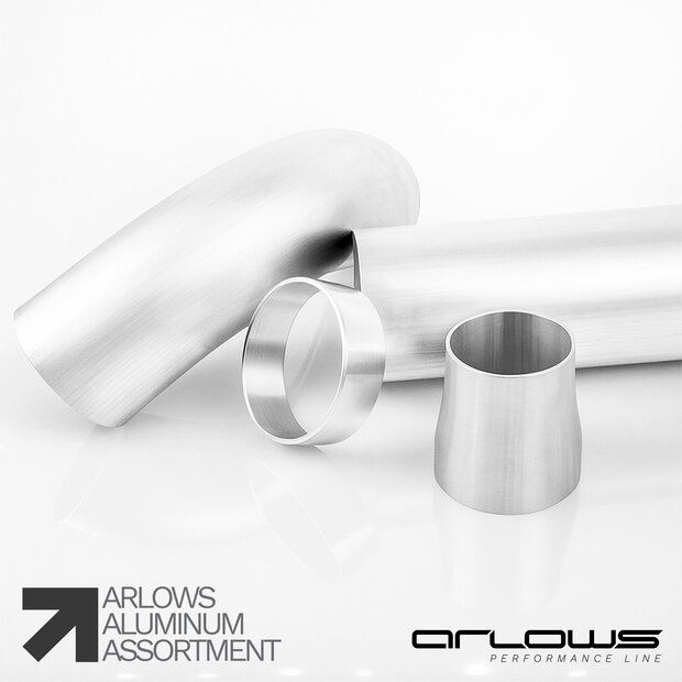 Arlows Aluminium Rohrbogen 30 mittlerer Radius ( AlMgSi0,5 Alubogen )