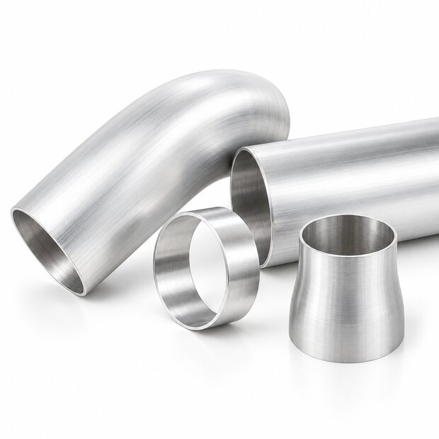 Arlows Aluminium Rohrbogen 90� enger Radius ( AlMgSi0,5 Alubogen ) 63,5mm