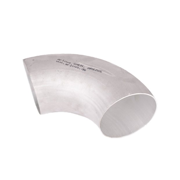 Arlows Aluminium Rohrbogen 90 mittlerer Radius ( AlMgSi0,5 Alubogen ) 63,5mm