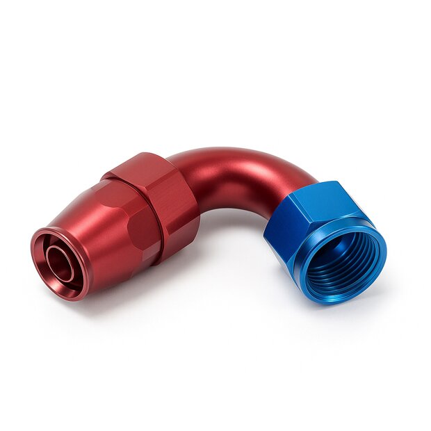 Arlows PTFE Alu Fitting Blau Dash 3 135 Grad