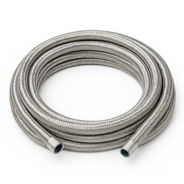 Arlows 1 Meter PTFE / Teflon Stahlflexschlauch Dash 6...