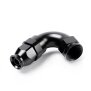 Arlows PTFE Alu Fitting Schwarz Dash 8 135 Grad