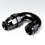 Arlows PTFE Alu Fitting Schwarz Dash 6 180 Grad
