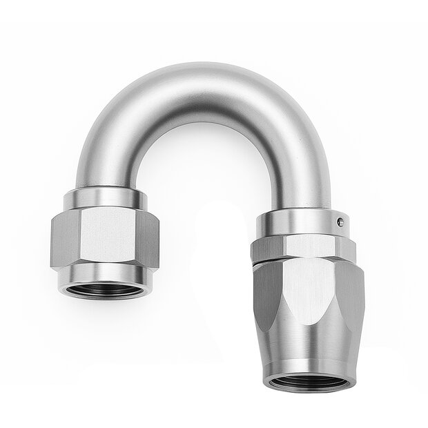 Arlows PTFE Edelstahl Fitting Dash 3 180 Grad