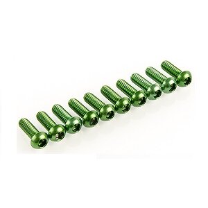 10 Arlows Innensechskant Linsenschraube Screw AL7075...
