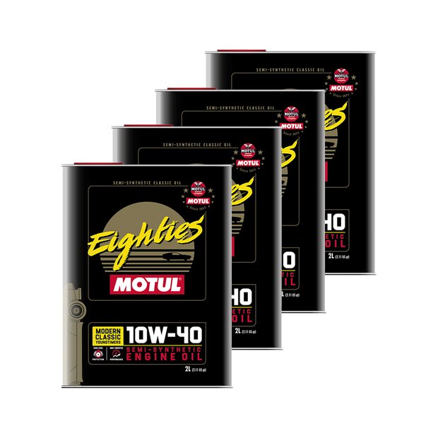 8 Liter Motul Classic Eighties 10W40 for Classic and Youngtimer vehicles