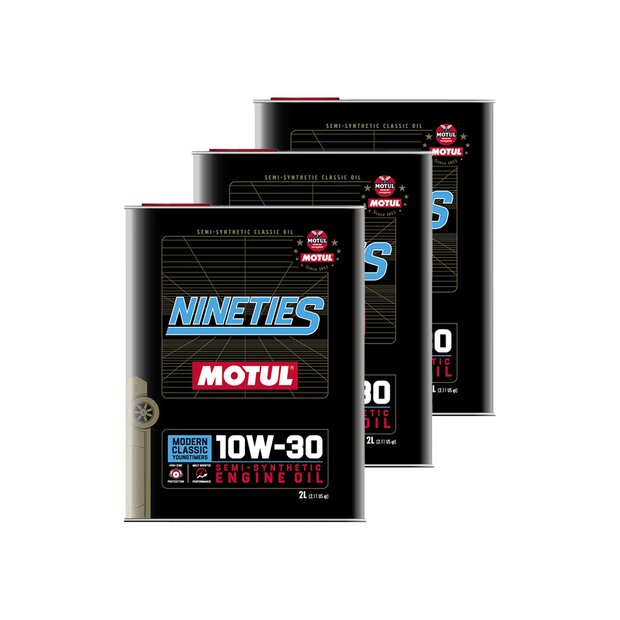 6 Liter Motul Classic Nineties 10W30 Engine Oil for Classic and Youngtimer vehicles
