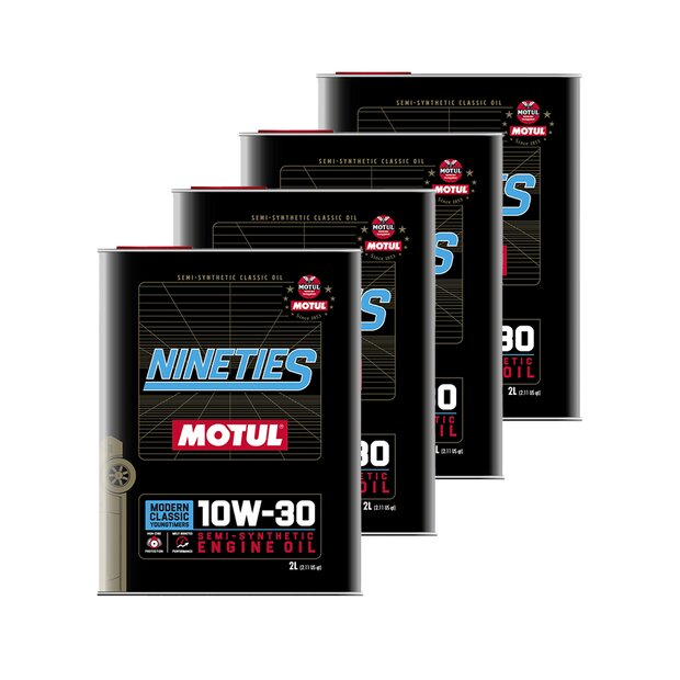 8 Liter Motul Classic Nineties 10W30 Engine Oil for Classic and Youngtimer vehicles