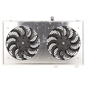 Arlows Aluminium Lüfterblech Mitsubischi Lancer EVO 7/8 01-03 Manuel ( Halterung inkl. Lüfter / Befestigung für SPAL )