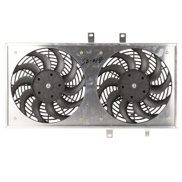 Arlows Aluminium Lfterblech Honda CRX 88-91 ( Halterung inkl. Lfter / Befestigung fr SPAL )