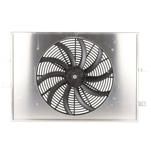 Arlows Aluminium Lfterblech Ford Mustang 97-00 Manuel ( Halterung inkl. Lfter / Befestigung fr SPAL )