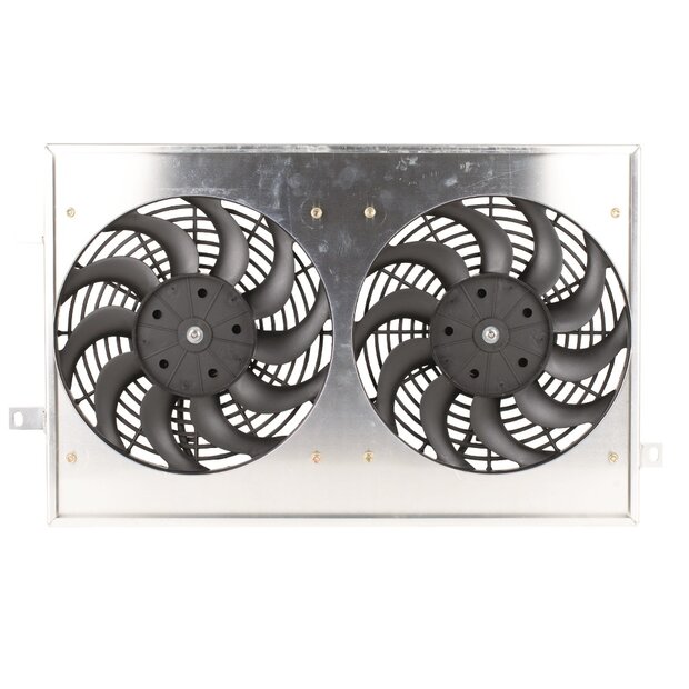 Arlows Aluminium Lfterblech Ford Mustang 94-95 Manuel ( Halterung inkl. Lfter / Befestigung fr SPAL )