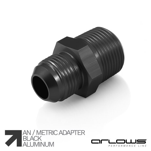 Arlows Adapter 1/8 auf Dash 6 ( Einschraubadapter ) Schwarz