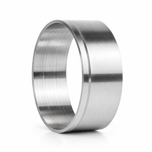 Arlows Endstück mit " Wulst " zum Anschweissen für Ladeluftverrohrung ( Edelstahl ) 2,5" / 63,5mm