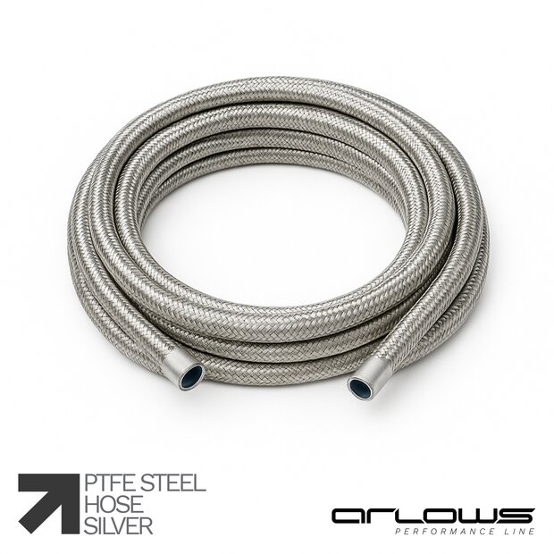 Arlows 1 Meter PTFE / Teflon Stahlflexschlauch Dash 16...