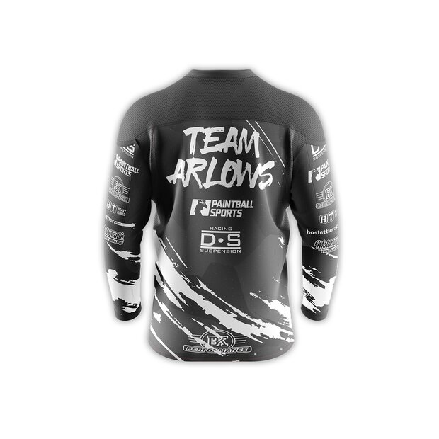 KIDS Arlows Racing Jersey Schwarz Langarm