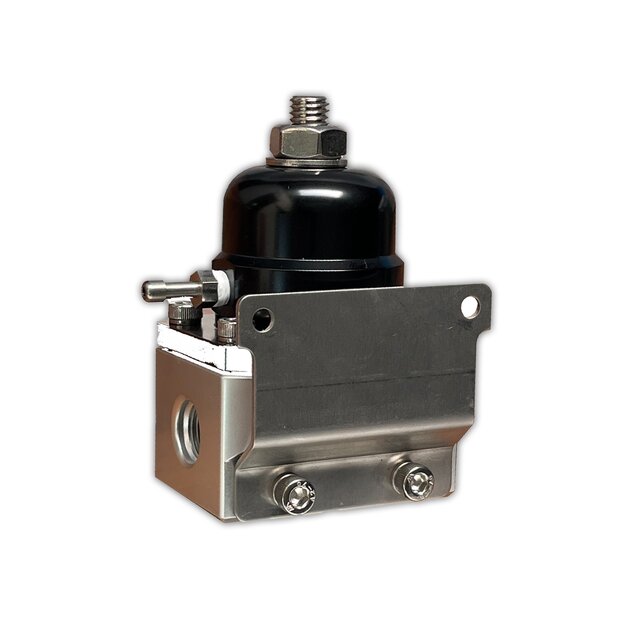 Arlows Performance Line Universal Benzindruckregler Dash 10 ( Schwarz / Silber )