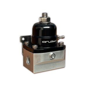 Arlows Performance Line Universal Benzindruckregler Dash 10 ( Schwarz / Silber )