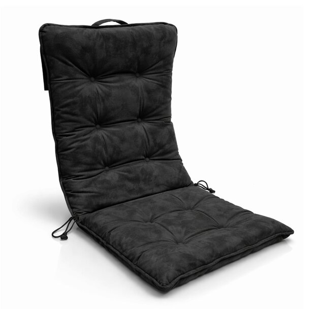 Arlows Sitzkissen f�r Aluminium Camping Klappstuhl (schwarz)