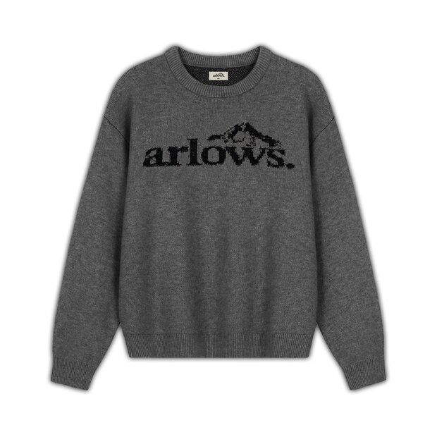 Arlows Heavy Knit Sweater Grey