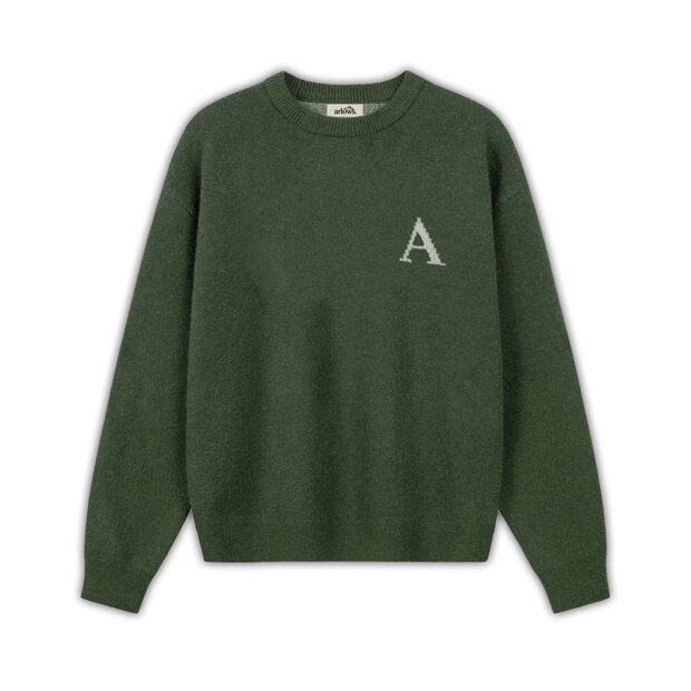 Arlows Heavy Knit Sweater Forest