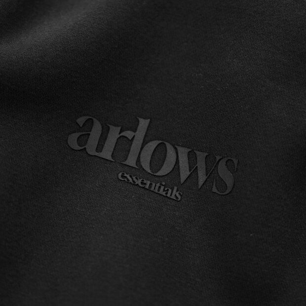 Arlows Essentials Hoodie Full Black
