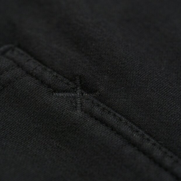 Arlows Destroyed Hoodie BOB Washed Black
