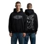 Arlows In Case Hoodie Washed Black