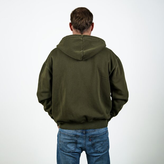 Arlows Pointed Zipper Washed Olive