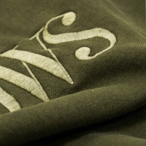 Arlows Linear Embo Sweater Washed Olive M