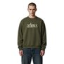 Arlows Linear Embo Sweater Washed Olive M