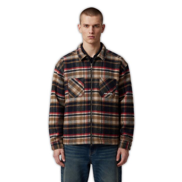 Arlows Classics Flannel Zipper Red / Navy L