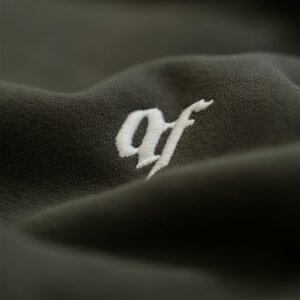 Arlows Hoodie "Simply AF" Washed Green