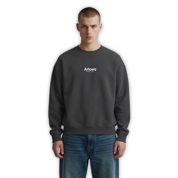 Arlows Sweater Labeled Washed Grey